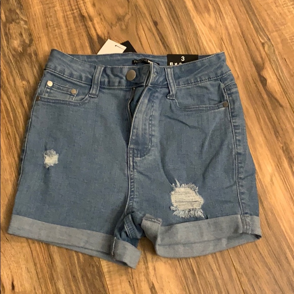 NWT High Rise Denim Shorts